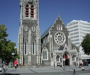 Christ Church Cathedral in Christchurch, New Zealand