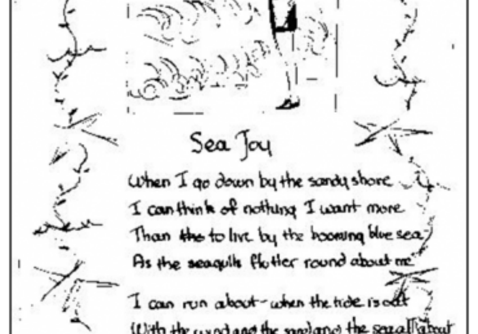 Your weekly poem: SEA JOY